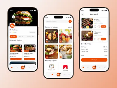 Food Delivery Mobile App Design app design best app design best food burger cooking delivery app delivery service fast food food and drink food delivery food delivery mobile app food order meal app ui mobile mobile app order food ordering pizza restaurant app restaurant delivery ui design