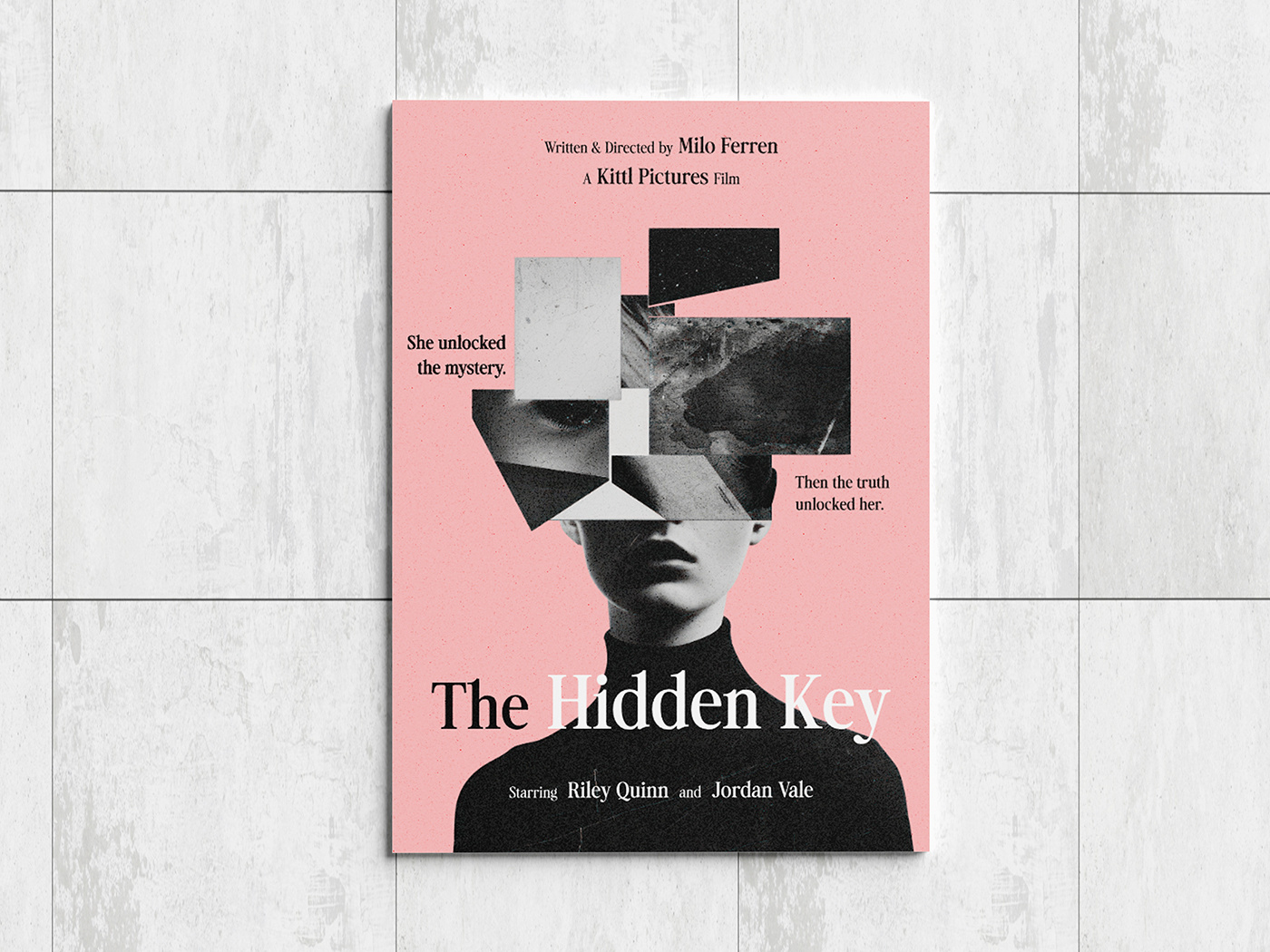 The Hidden Key | Film Poster Design 3d adobe illustrator adobe photoshop creative design film film pitch deck film poster film poster design graphic design illustration logo motion graphics movie movie pitch deck movie poster poster poster design ui vector