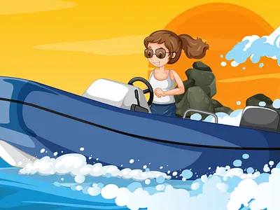Chasing the Golden Hour: Adventurous Children's Illustrations 🌊 adventure illustration artist for hire book cover design character design childrens book illustration childrens illustrator childrens literature cute characters digital art girl power kids storybook nautical art picture book art self publishing storytelling summer vibes sunset art ui vector illustration vibrant art