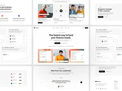 Rambus Fintech - UI Components & Features Breakdown b2b components dashboard design system finance fintech payment platform product design saas ui design ux design web design