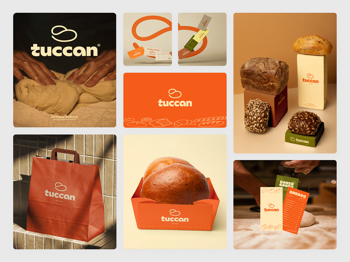 Tuccan Bakery Branding - Artisan Food Identity