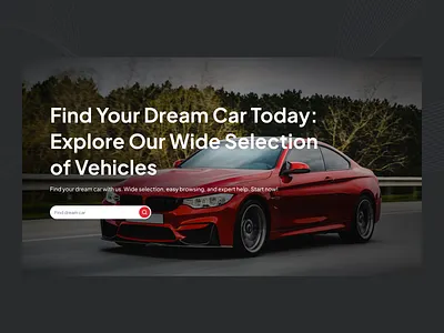 Elite Car Marketplace Landing Page UI — Modern Vehicle Search automotiveui autosales cardealership carwebsite conversiondesign designinspiration digitaldesign dribbble figmadesign landingpagedesign luxuryui modernweb responsiveweb uidesign uiuxdesign userexperience uxui vehiclemarketplace webdesign webui