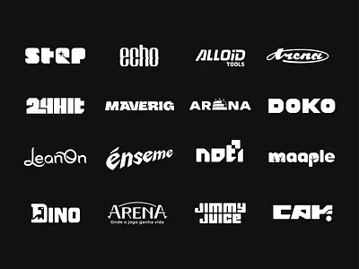 Wordmarks (lettering) developed during 2024-2025 brand brand design brand designer branddesigner branding branding designer company logo it logo lettering logo logo design logo designer logodesign logodesigner logotype saas logo startup logo web3 logo wordmark
