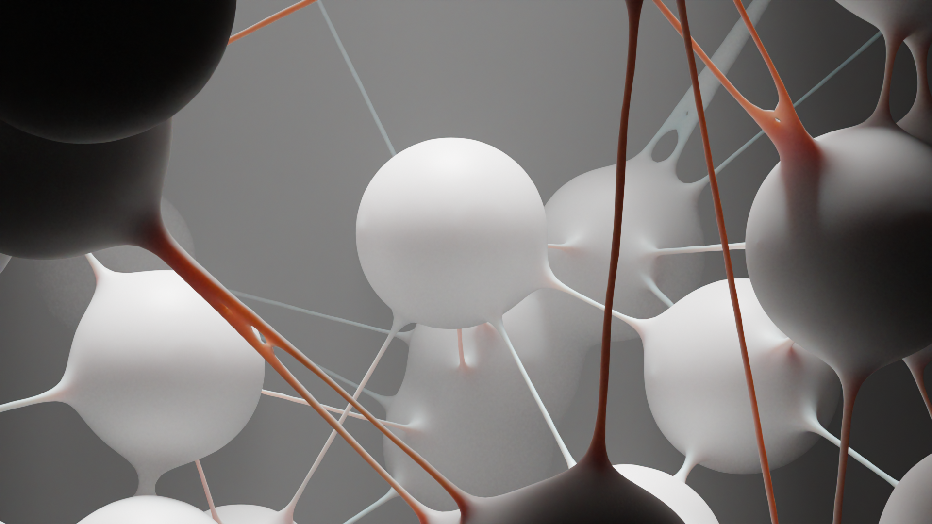 Cellular Proximity ｜ Negi Design 3d abstract biological design blender blockchain crypto geometry graphic design minimalist art network organic 3d illustration subsurface scattering (sss) web3