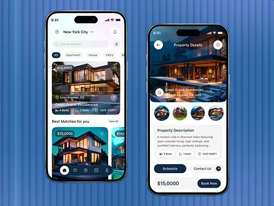 Real Estate Mobile App Design androidapp appdesign cleanui digitalproduct dribbble homesearch iosapp mobileapp mobileui modernui productdesign propertyapp propertyfinder propertylisting realestate realestateapp startup uidesign uiux uxdesign