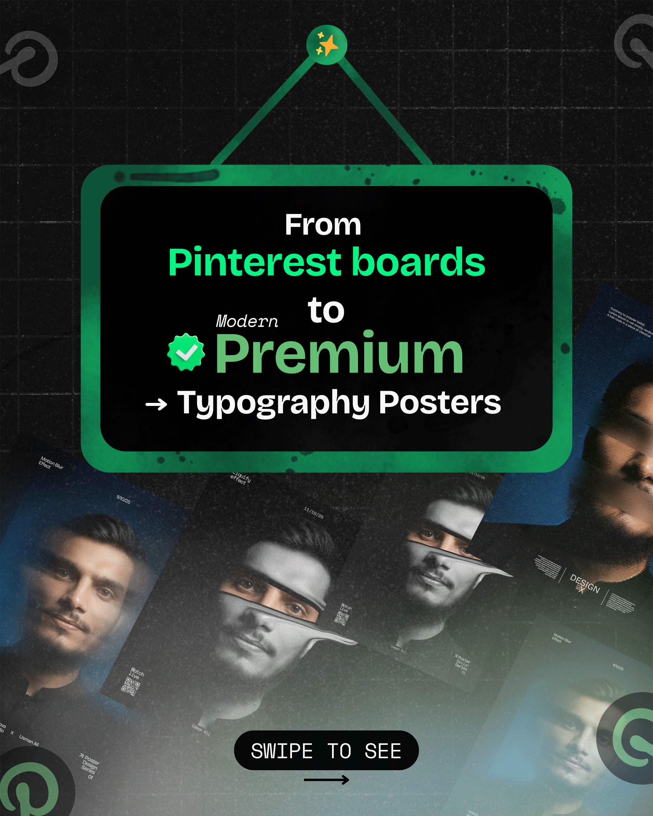 From Pinterest Boards to Typography Posters branding graphic design photoshop designs social media typography posters