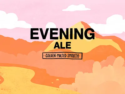 Mock Ale Can Design ale beer branding brewery craft ale design illustration illustrator limited palette