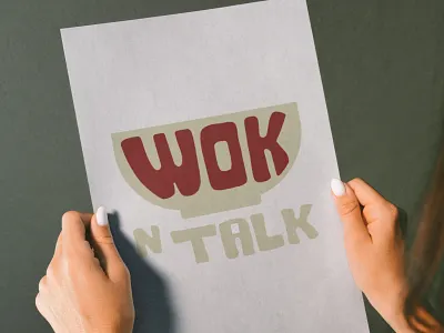 Wok N Talk | Logo Design adobe illustrator brand brand identity branding business design design graphic design handdrawn logo illustration illustrator logo logo design logofolio logos
