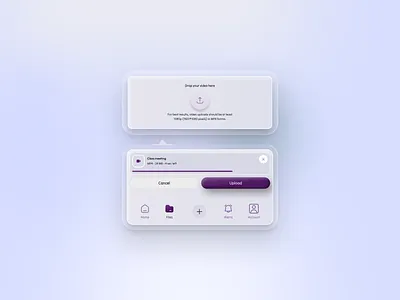 Upload File choose file clean component devdock download drag and drop example file formats graphic design minimal share ui upload file ux ux flow web web design website