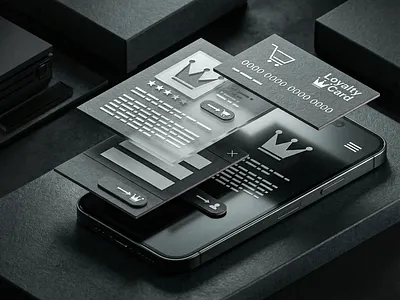 Loyalty Card 3D 3d 3d art 3d card 3d design 3d icon 3d illustration art branding design icon illustration logo ui
