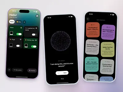 Designing for Peace of Mind: The DoneKit Case Study app app design appstore branding card checklist game home screen lessons mobile switch therapy toggle