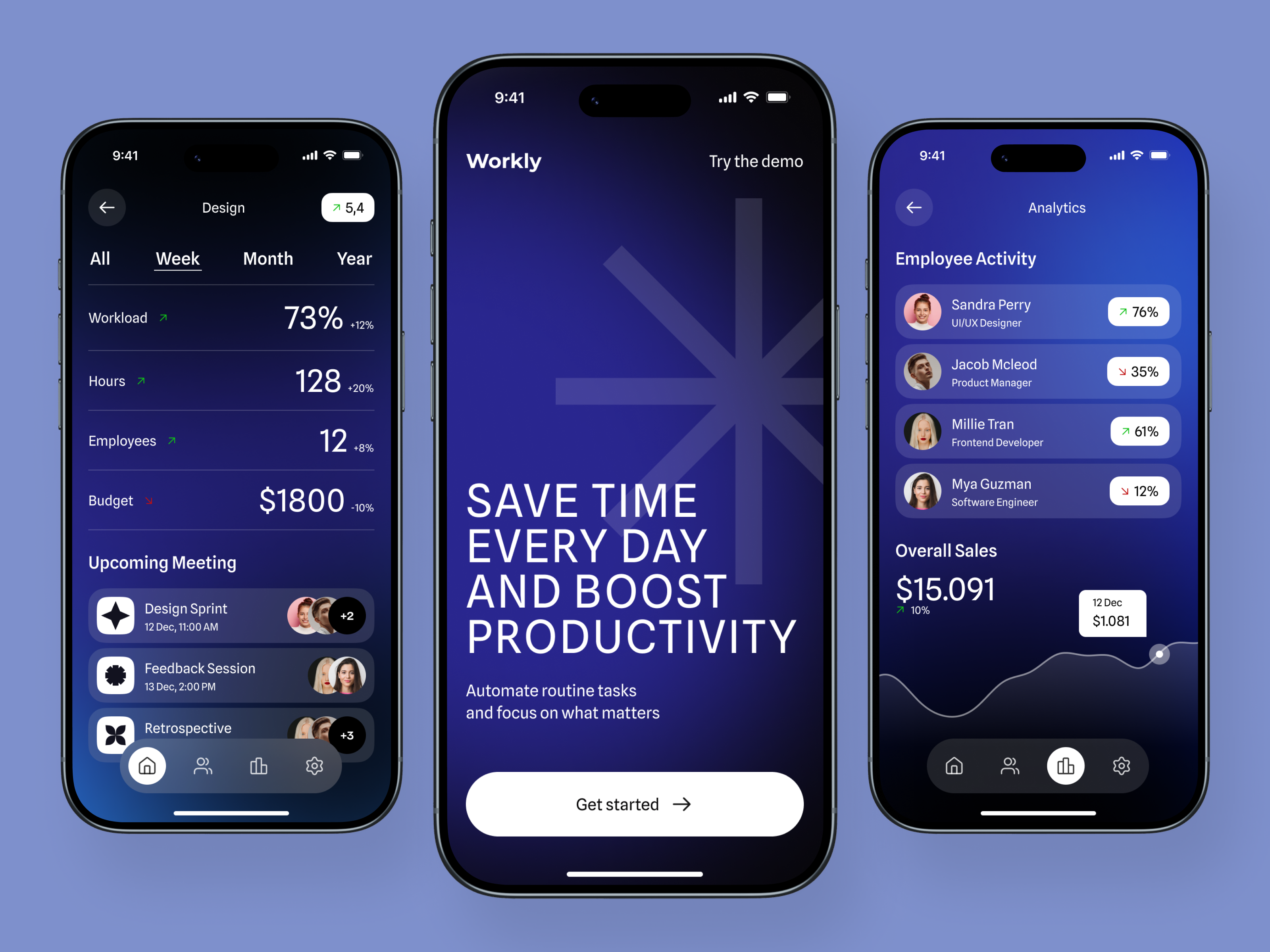 SaaS Product App UI Design