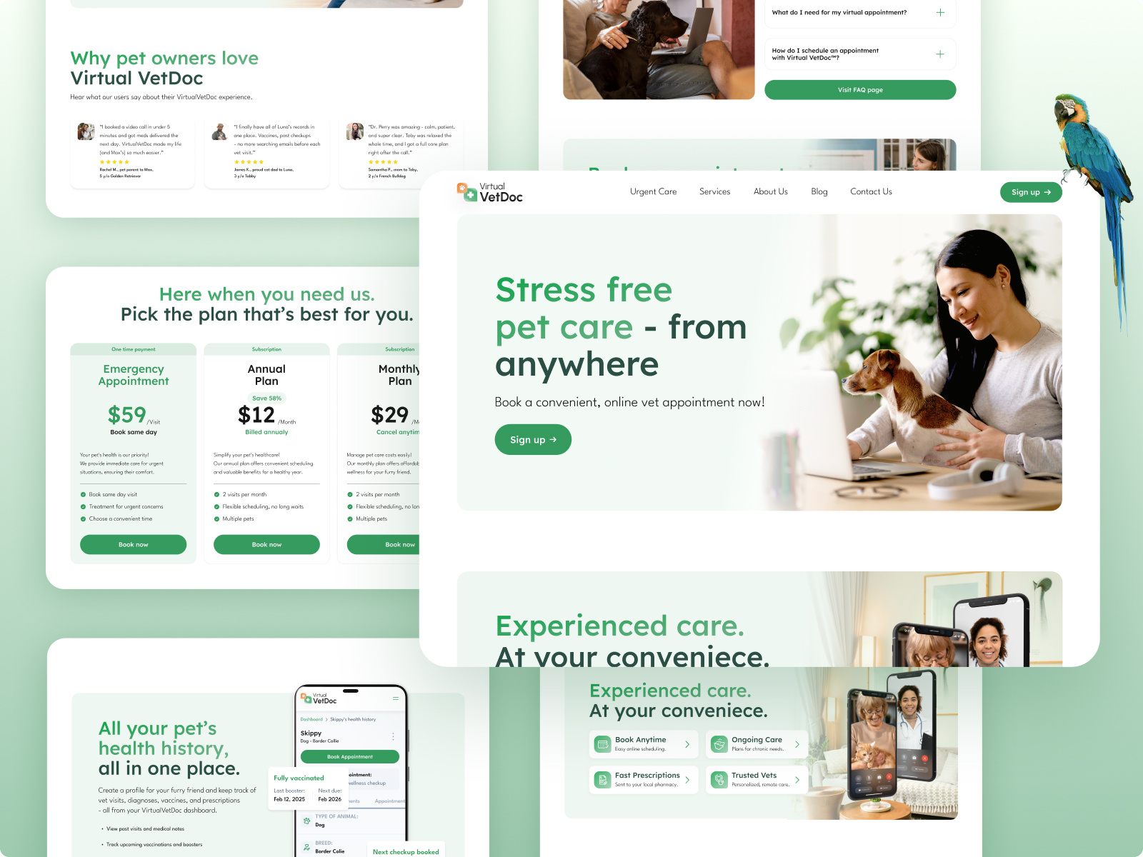 Example of Virtual VetDoc - Veterinary Telemedicine Platform