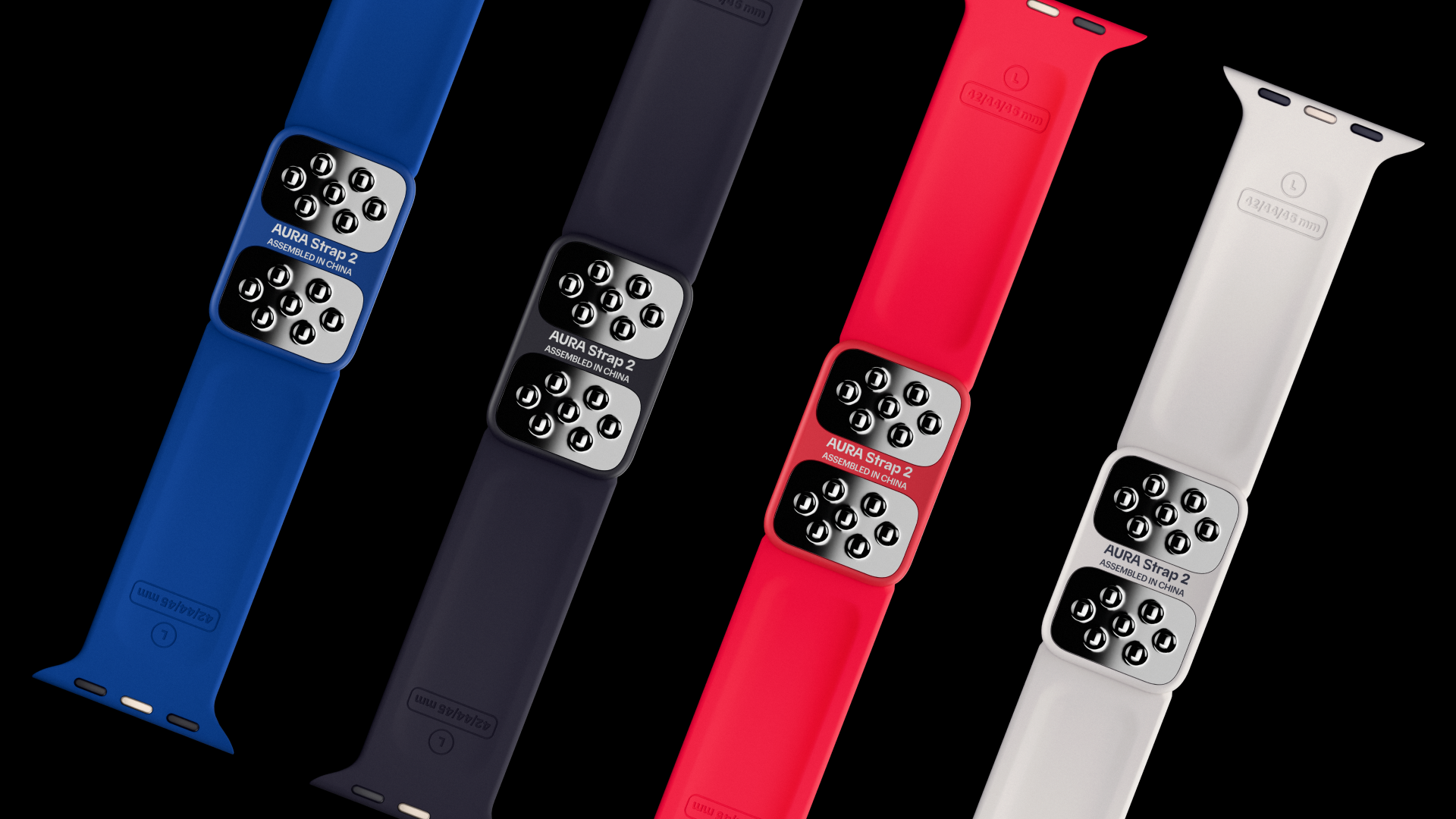 AURA Strap 2 Product Renders 3d apple watch branding product render strap