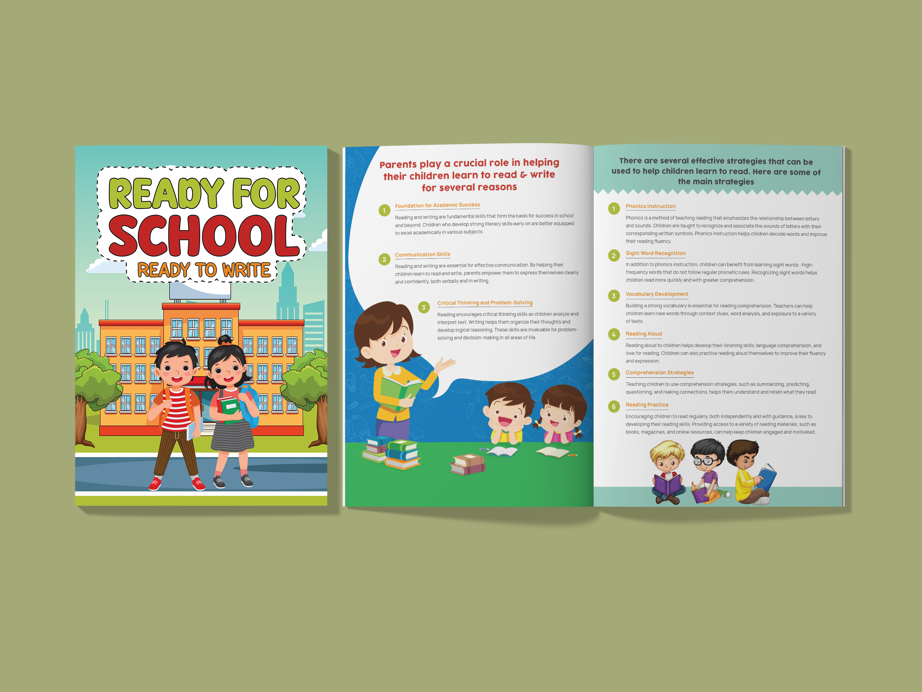 Children’s Early Learning Workbook Editorial Design book design children education childrens book early learning editorial design educational design illustration layout kids workbook learning materials pdf design print design publication design workbook design