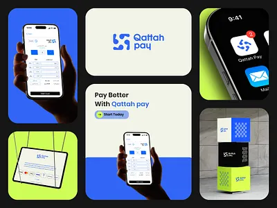 Fintech Logo & Branding | Qattah Pay branding creative agency digital expiriance fintech branding logo design logo folio logo mark mockup design tech logo