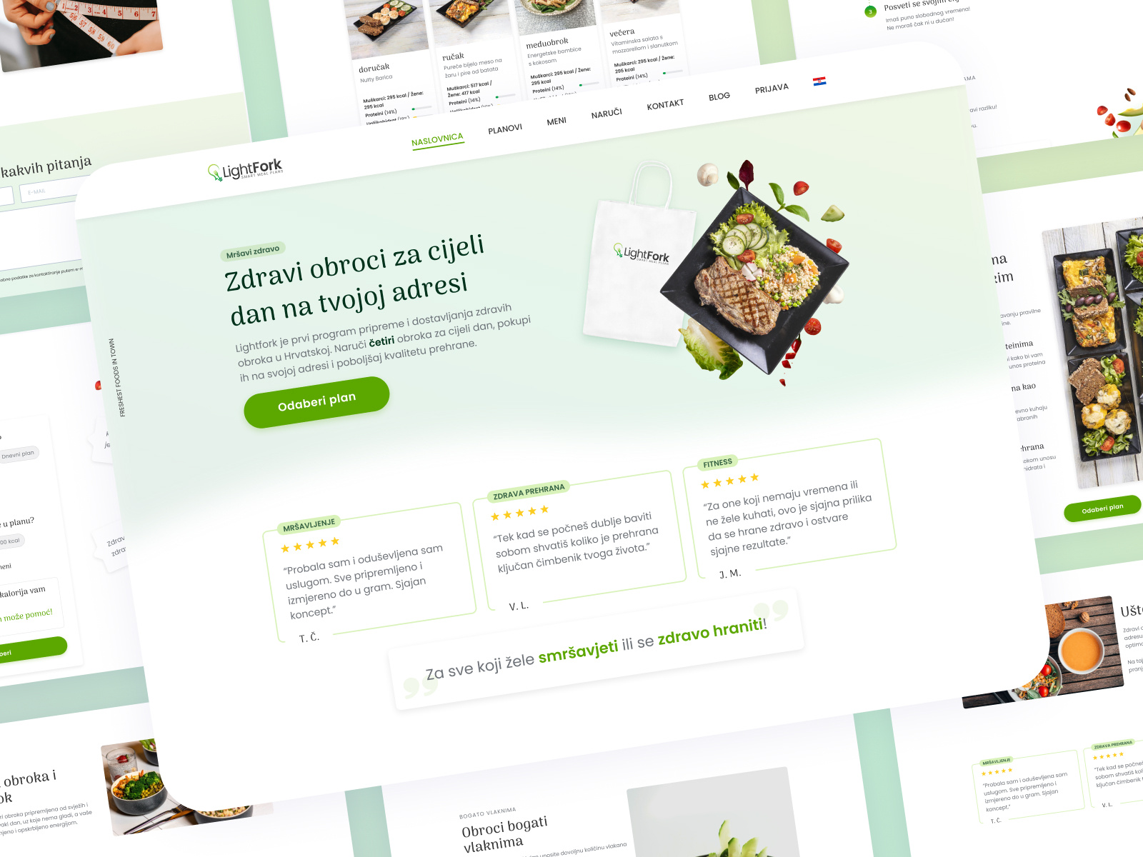 Example of Custom Marketing Website