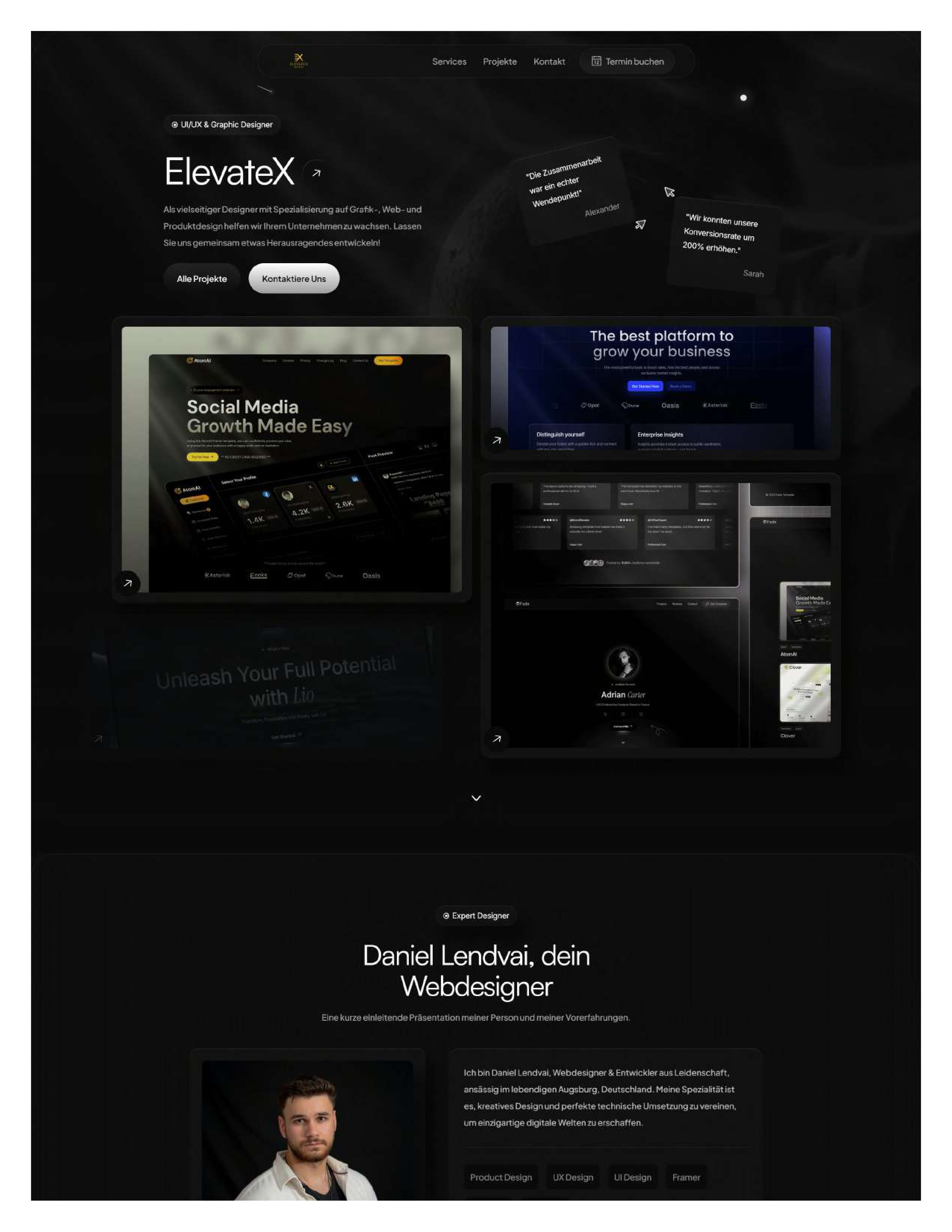 Example of High Converting Landing Page Design