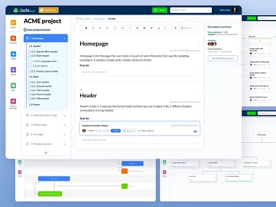 JadeALM — Project & Lifecycle Management Platform admin panel asset management b2b dashboard data visualization enterprise software management platform operations product design saas ui design ux design web application workflow