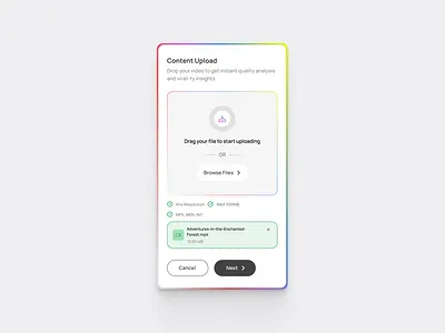 Content-upload #03 app design ui ux