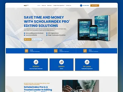 ScholarIndex Pro – Academic Journal Indexing & Editing Website D academic website book publishing clean design corporate website education website figma figma design journal indexing minimal design modern design professional ui publishing platform research services scholarly platform ui design ux design web design website design