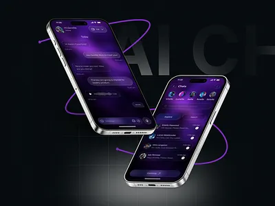 AI Chatbot App ai chatbot app ai chatbot app concept ai chatbot app design ai chatbot app exploration ai chatbot app ui design ai chatbot application app design artificial intelligent chat app chatting app clean ui concepted design inteligent ai chat live chat app mobile app mobile ui smart ai chatbot app ui voice ai
