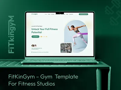 FitKinGym Gym Elementor Theme Template: Modern Studio fitkingym fitness fitness studios gym gym elementor gym template gym templates gym website modern physical intensity wordpress theme
