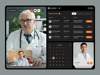 Healthcare Patient Portal Website Design dashboard dashboard ui modern dashboard popular ui design ui ux user dashboard ux web web design web ui website design
