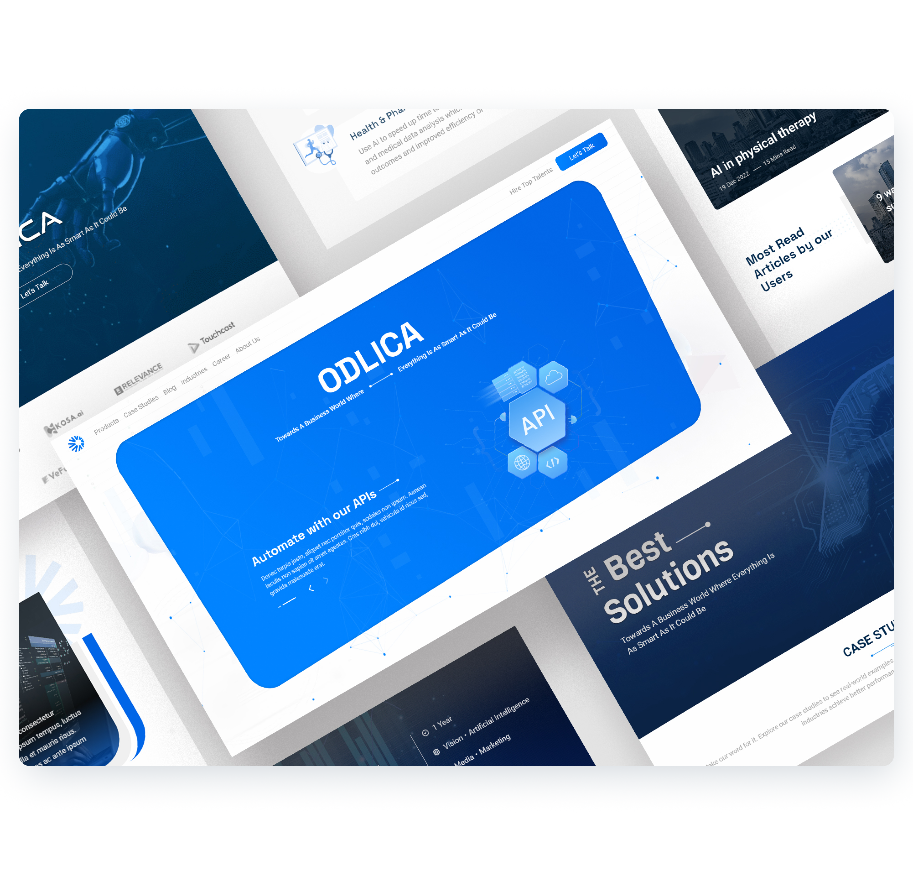 Odlica — Company Website | UI/UX & Frontend about animation article blog company design figma landing motion studies study ui ui ux website