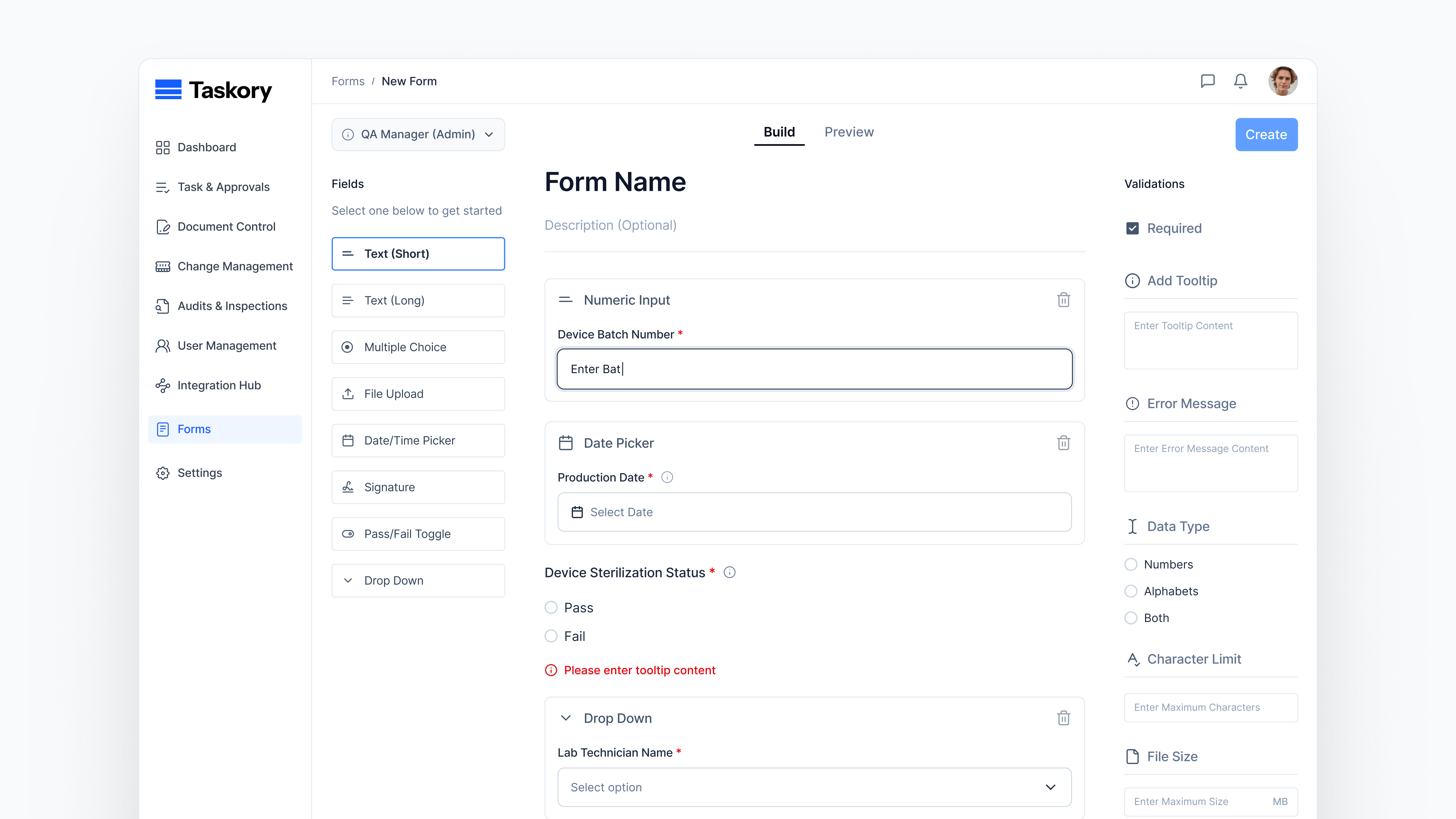 Form Building | Cloud based SaaS | B2B b2b cloud form form building saas ticket
