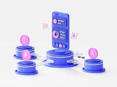 3D Crypto Trading 3d 3d art 3d illustration 3d modeling 3d render app bitcoin blender c4d clean coin crypto graphic design illustration isometric lowpoly minimal nft phone redshift