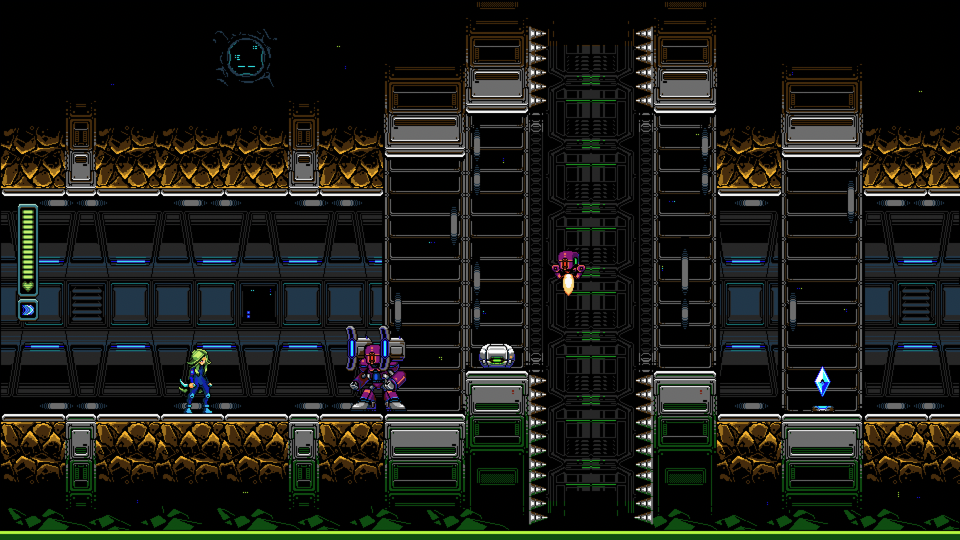 Platformer screen 4 game pixel art