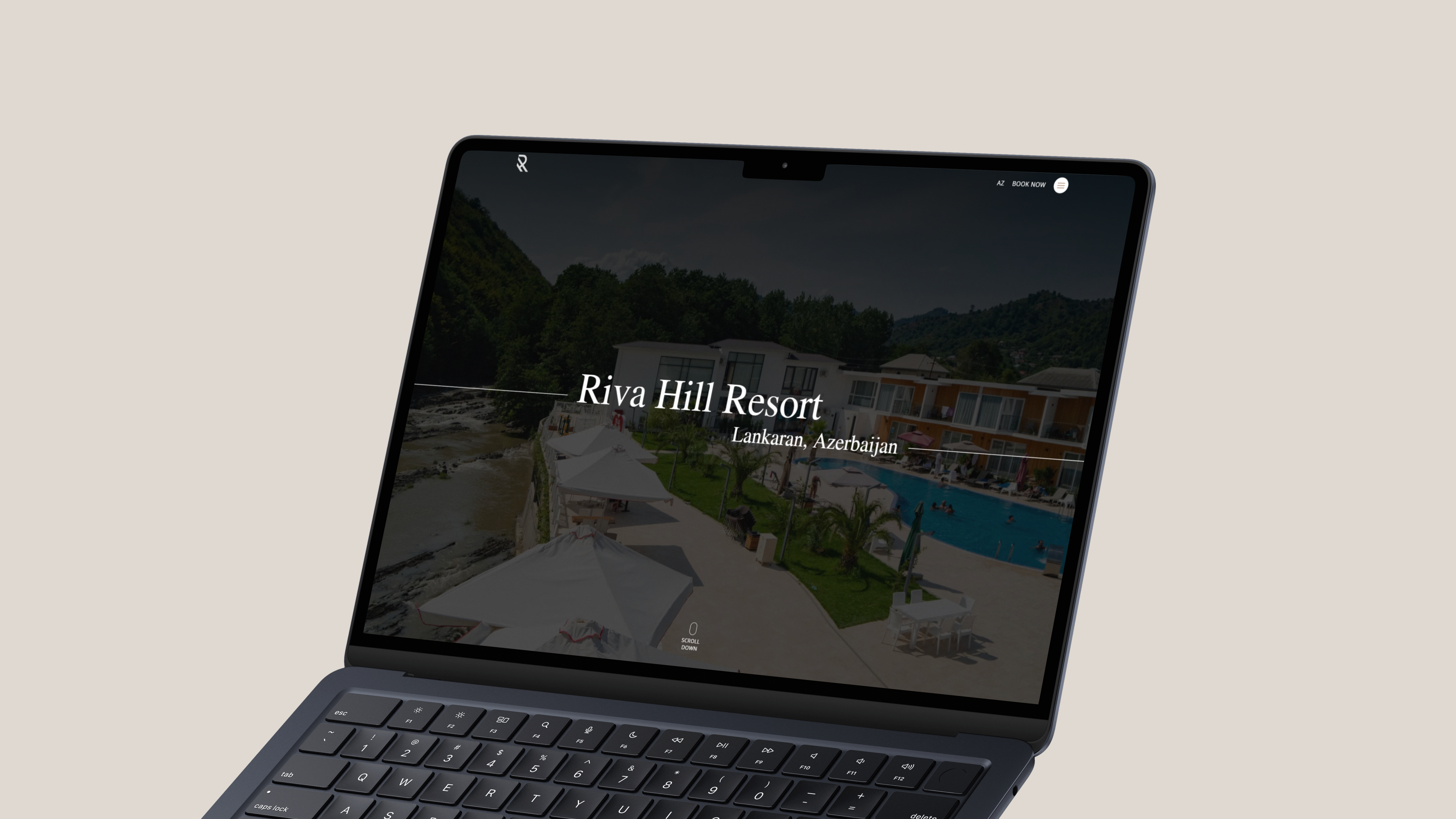 Riva Hill Resort Website animation branding framer graphic design typography ui ux