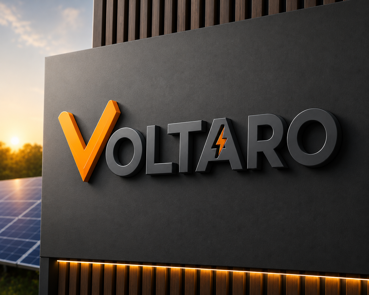 Logo Design - Voltaro logo logoconcept logodesign logoinspiration logominimal logos monogramlogo