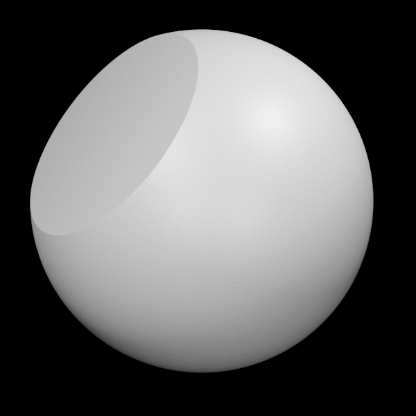 Beam Cut Sphere 3d animation blender branding cinema 4d modeling