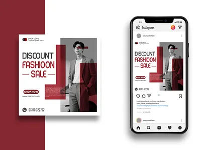Fashion Social Media Post Design 3d animation bill board design branding desgin design designinspiration graphic design illustration logo motion graphics roll up banner design ui