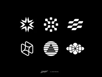 Few Unused Concepts from 2025 abstract brand geometric identity logo mark negative simple space spark symbol triangle