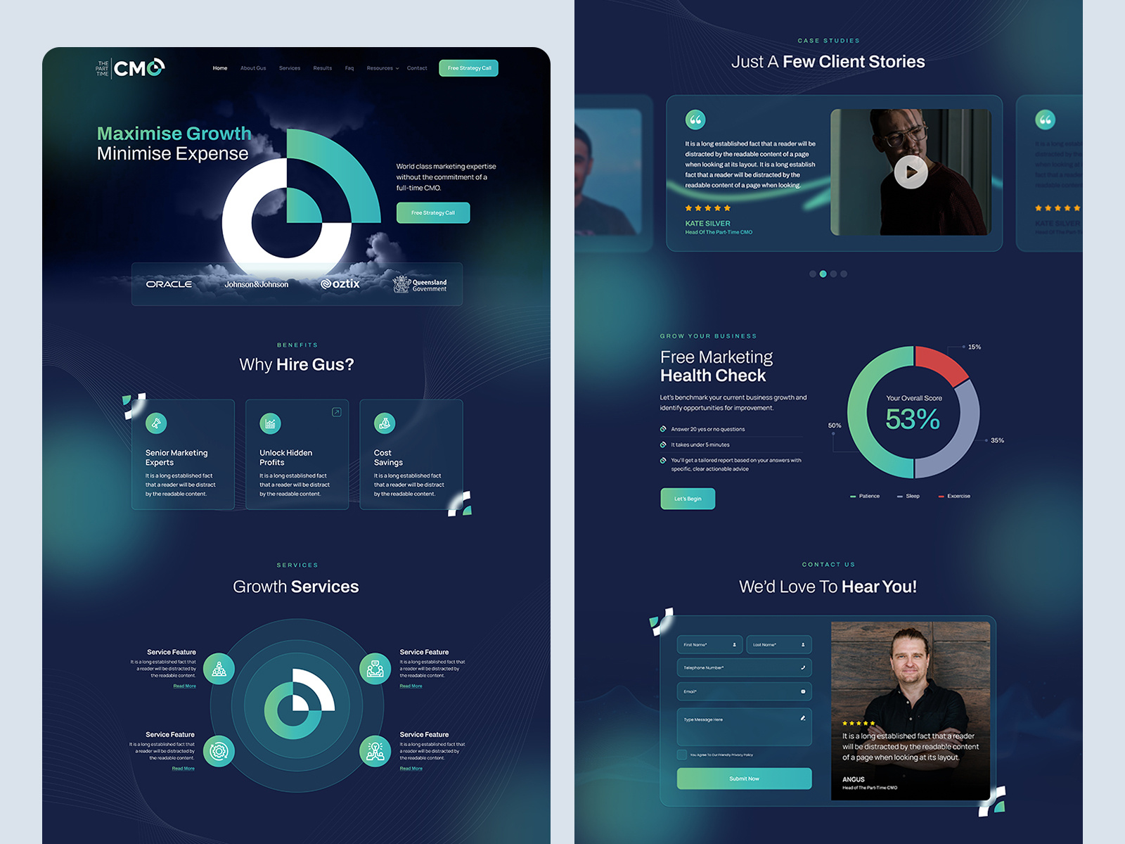 Example of Landing Page Design 