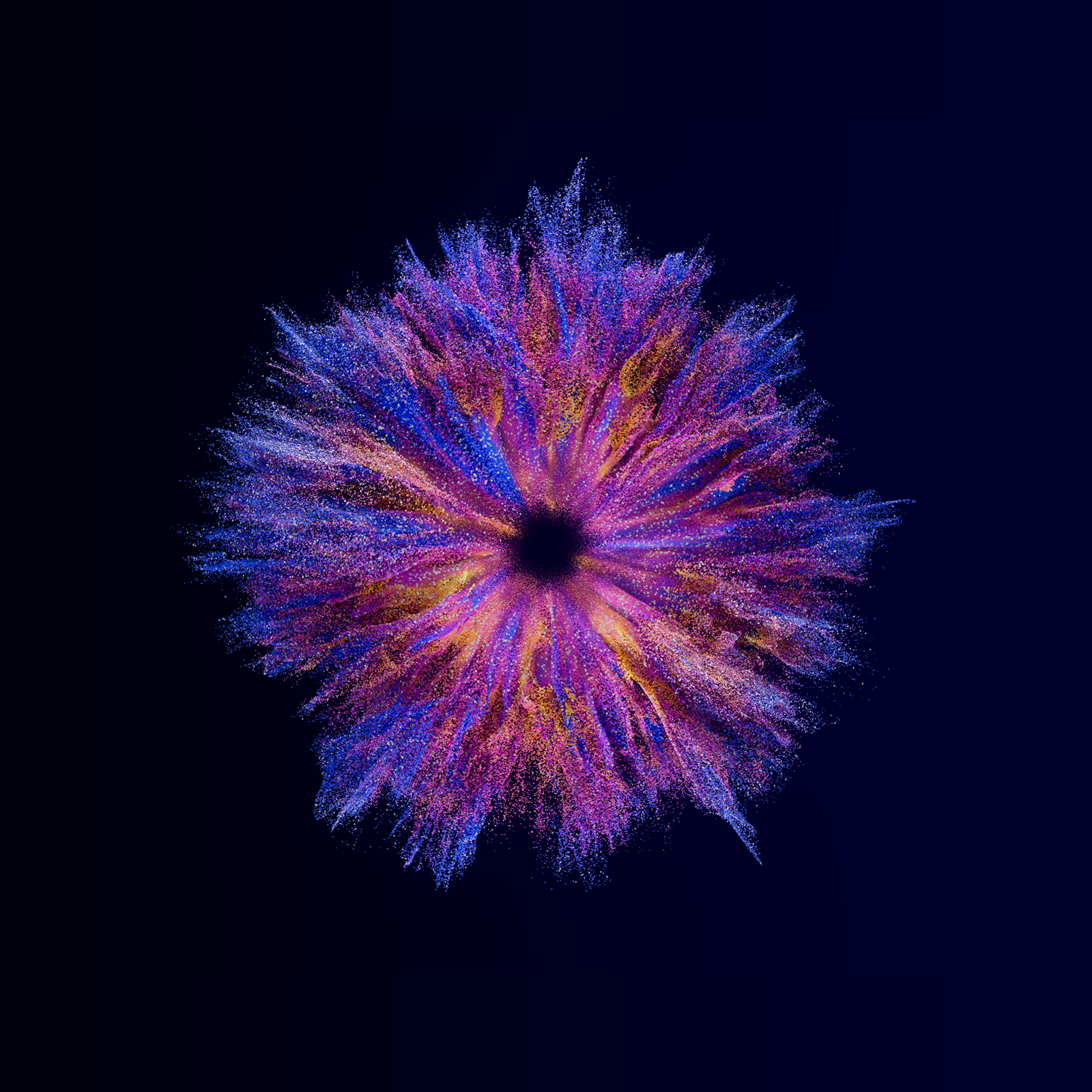 Particle Bloom in C4D 3d 3dmodeling abstractart branding c4d cinema4d digitalart logo motion graphics redshift