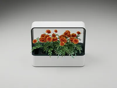 Farmium S1 - Indoor smart garden blender product design rendering