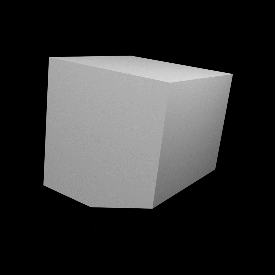 Beam Cut Cube 3d animated animation blender cinema 4d render