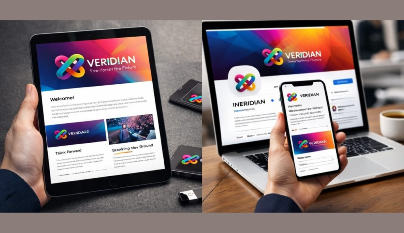 Veridian Brand Identity 3d abstract logo behance branding brand design brand identity design branding business branding colorful logo company logo corporate logo creative logo logo mockup logo presentation modern logo design professional branding veridian logo visual identity