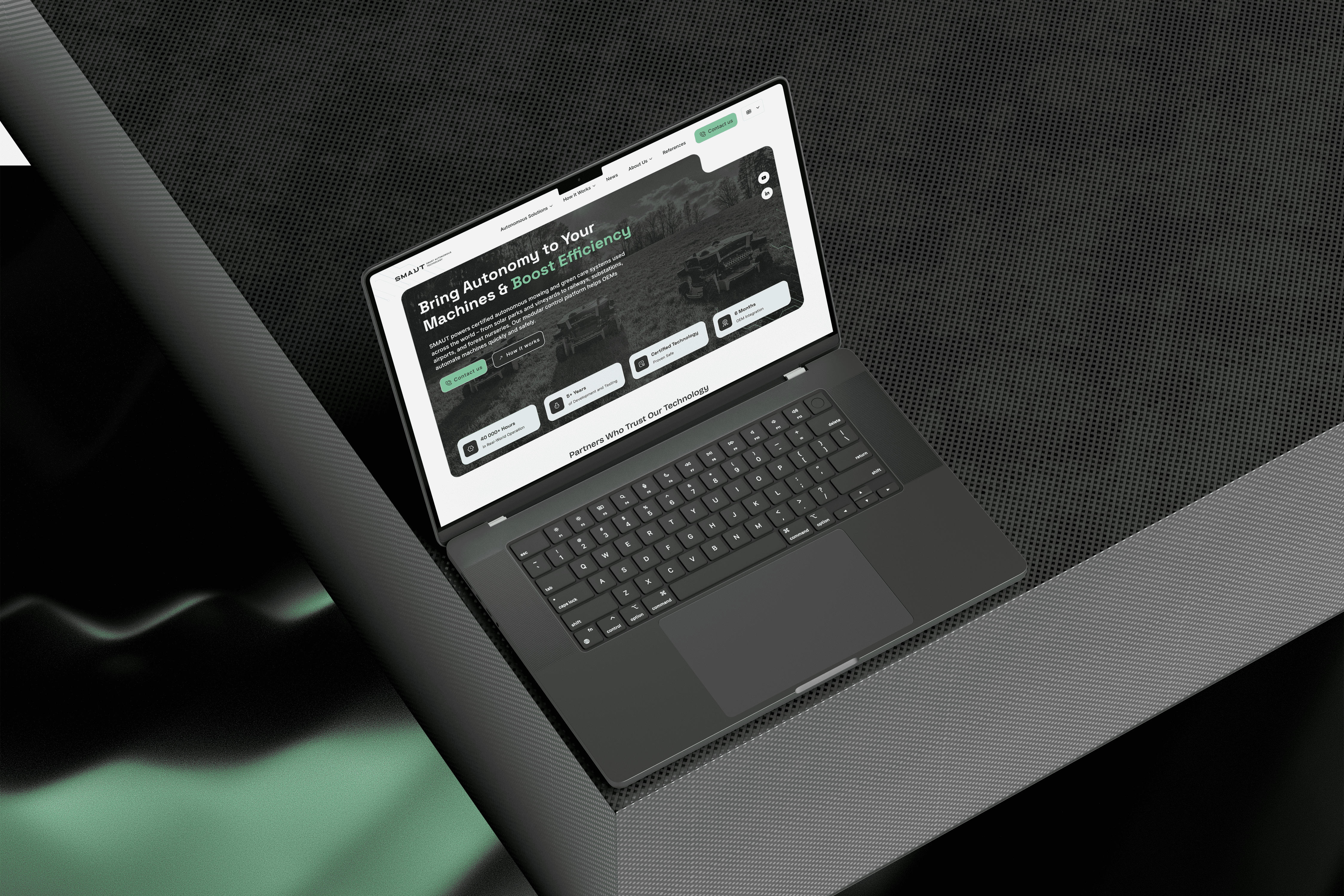 Modern Neon Tech UI Website branding graphic design ui