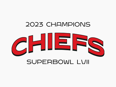 Chiefs Superbowl Champion champion champions chiefs kansas kansas chiefs lettering mahomes nfl red super bowl super bowl lvii superbowl