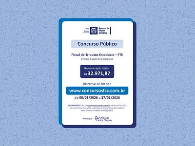 Poster civil service exam concurso publico poster