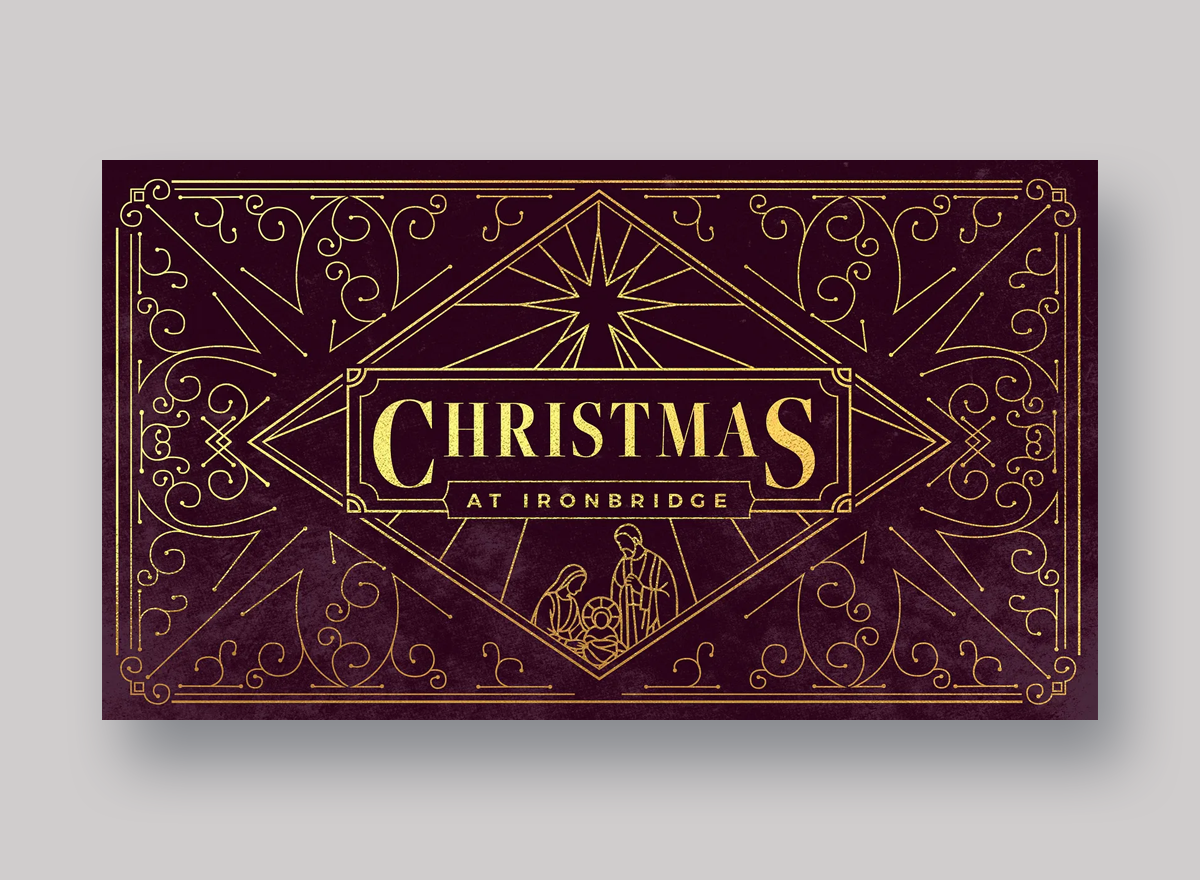 Christmas at Ironbridge 2025 branding christmas design digital art graphic design holiday holidays illustration marketing ministry seasonal