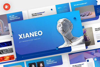 Xianeo - NFT Powerpoint Template annual business clean corporate download google slides keynote pitch pitch deck powerpoint powerpoint template pptx presentation presentation template project report slidemaster slides template web