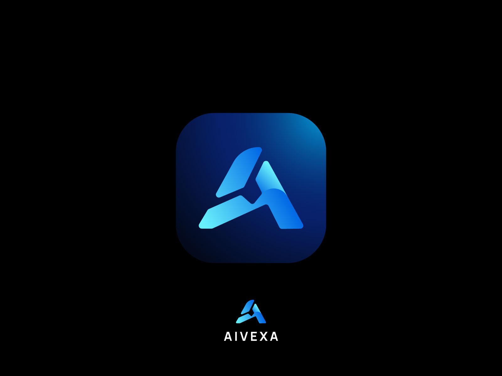 AIVEXA — AI SaaS Logo for Intelligent Automation a logo a monogram abstract logo ai automation ai automation logo ai logo brandidentity branding data flow decision systems digital branding logo logodesign logotype modern logo saas logo startup logo structured intelligence tech logo tech startup