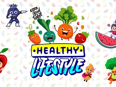 Helathy Life Style - YouTube Thumbnail branding design dribbble graphic design illustration poster thumbnail ui youtube