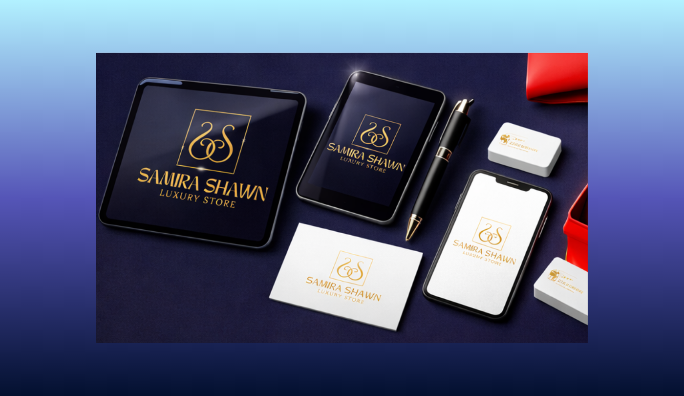 Samira Shawn - Luxury Brand Logo Design 3d behance branding brand identity mockup branding creative branding elegant logo design fashion brand identity graphic design high end branding jewelry brand logo logo logo presentation luxury brand identity luxury logo design luxury store branding premium branding visual identity design